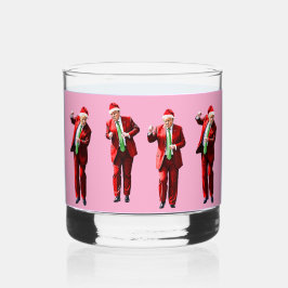 Dancing Donald Trump WeihnachtsMAGA Whiskyglas