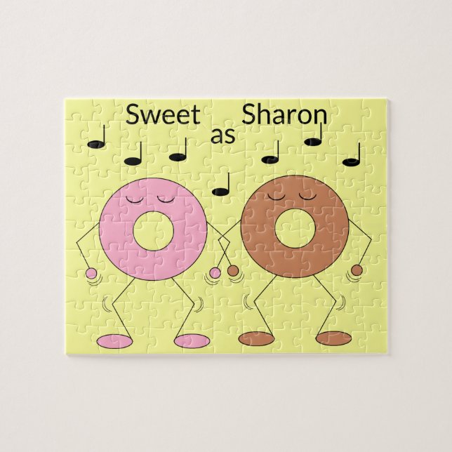 Dancing Donuts Gelb (Horizontal)