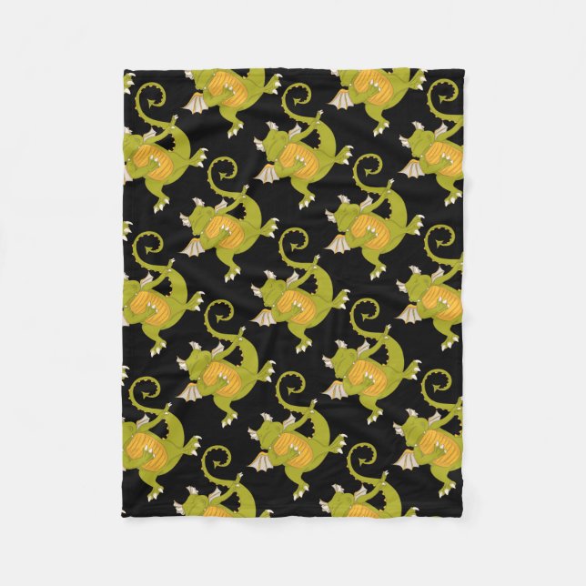 Dancing Dragon Fleecedecke (Vorderseite)