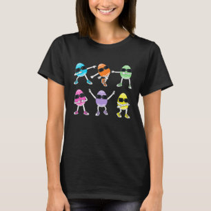 Dancing Eggs Ostertag Tanz Challenge Jungs Girls T-Shirt