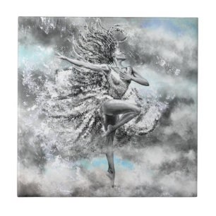 Dancing Femme Carreaux de céramique