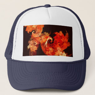 Dancing Firebirds Abstrait Art Casquette