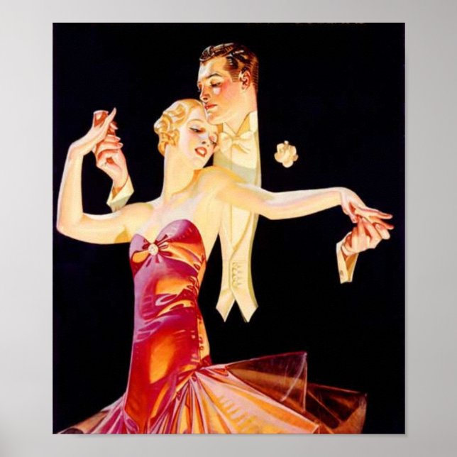 Dancing Flapper Poster (Vorne)