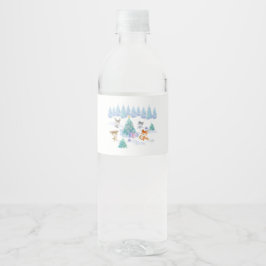 Dancing Forest Animes Weihnachten Wasserfarbe