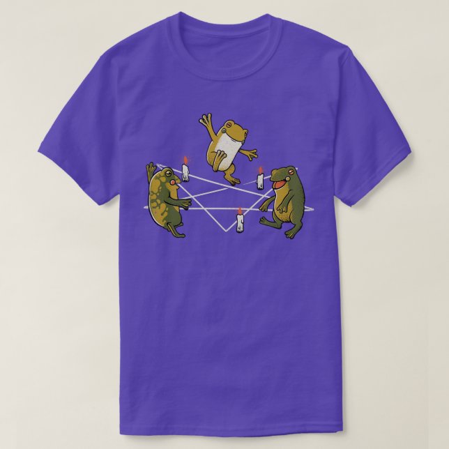 Dancing Frog Pentagram von Tobe Fonseca T-Shirt (Design vorne)