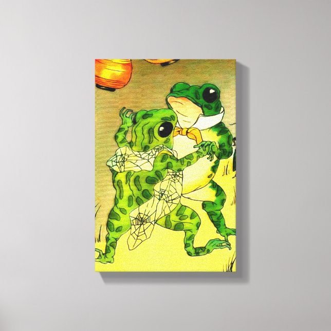 Dancing Frogs Leinwanddruck (Vorderseite)
