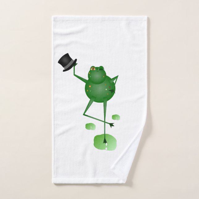 Dancing Frosch Handtuch (Handtuch)