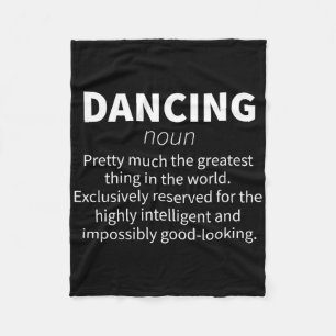 Dancing Funny Definition Girl Teen Damentänzerin G Fleecedecke