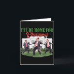 Dancing Funny Humour Trump Ich werde für Chri Zuha Karte<br><div class="desc">Dancing Funny Humour Trump Ich werde Zuhause für Weihnachten 2025 _1</div>