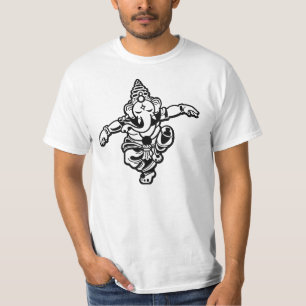 Dancing Ganesha: Kunst, Wissenschaft, Intellekt, W T-Shirt