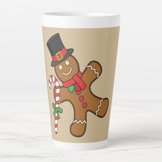 Dancing Gingerbread Man Milchtasse (Vorderseite)