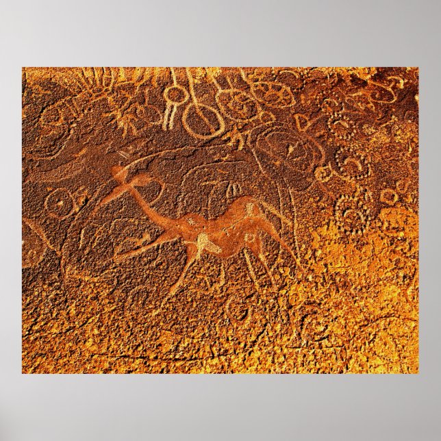 Dancing Giraffe Poster (Vorne)