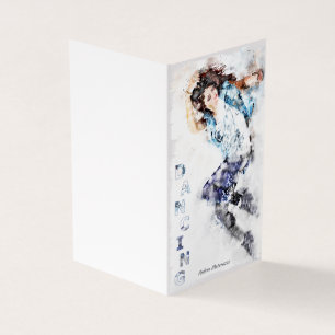 Dancing Girl 2 Card
