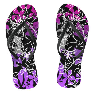 Dancing Hibiskus Hawaiian Blend Flip Flops