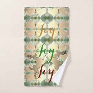 Dancing Holiday Reindeer w "Joy Joy Joy Joy"