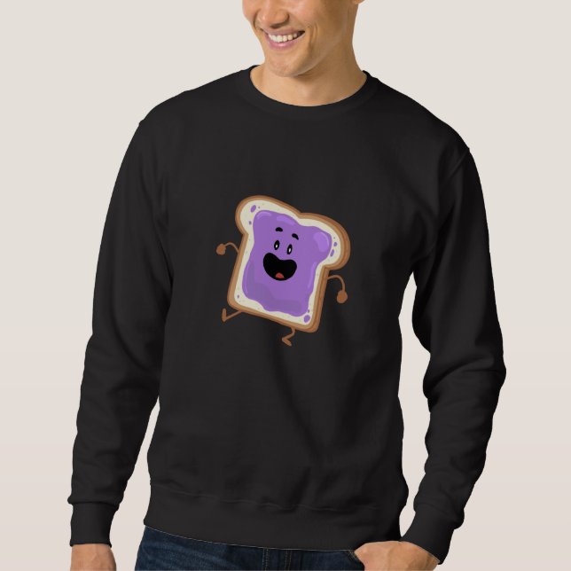 Dancing Jelly Peanut Butter and Jelly  1 Sweatshirt (Vorderseite)