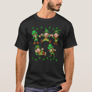 Dancing Leprechauns St Patrick's Day Funny Boys Gi T-Shirt