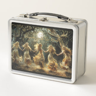 Dancing Moon Goddess Lunch Boxes Metall Brotdose