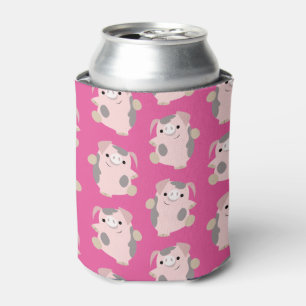 Dancing Pig Wiederholmuster Dose/Flasche Cooler Dosenkühler