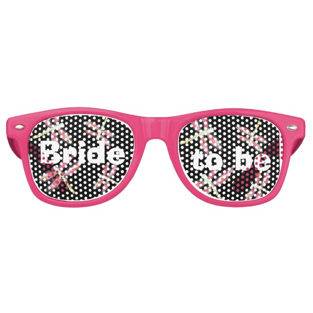 Dancing Pink Dragonfly Partybrille (Vorderseite)