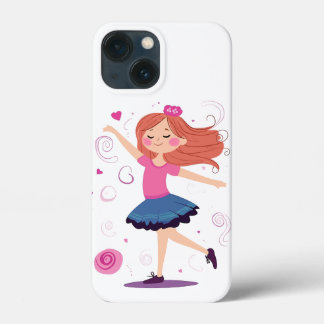 Dancing Princess Ballerina Téléphone étui pour fil
