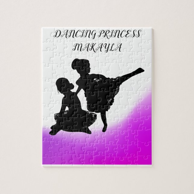 DANCING PRINCESS PUZZLE MIT INDIVIDUELLE NAME! (Vertikal)