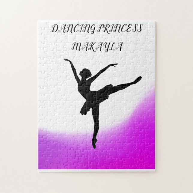 DANCING PRINCESS PUZZLE MIT INDIVIDUELLE NAME! (Vertikal)
