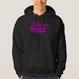 Dancing Queen 70er Disco Retro Script Hoodie