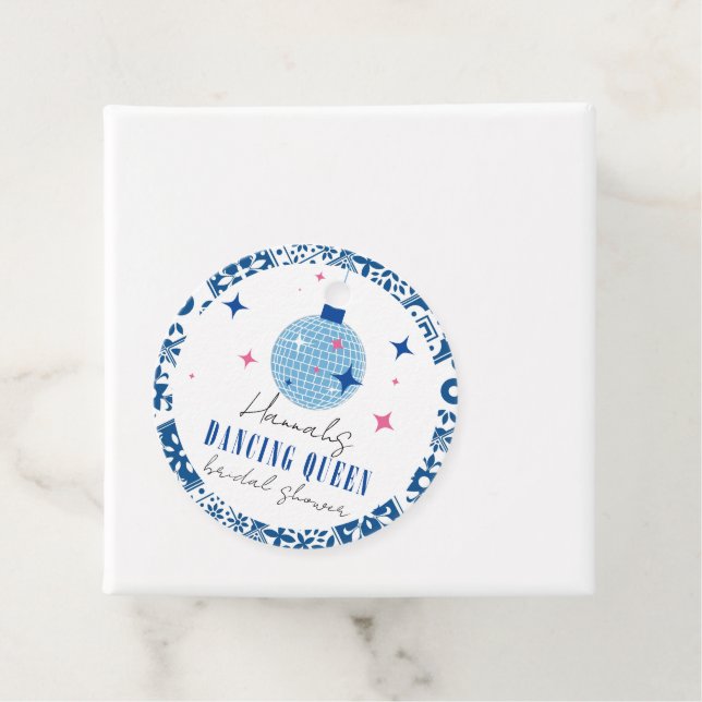Dancing Queen greek Musical Disco Brautparty Geschenkanhänger (Beispiel)