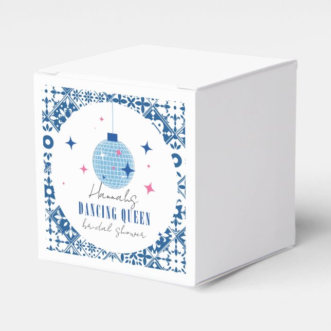 Dancing Queen greek Musical Disco Brautparty Geschenkschachtel (Vorderseite)