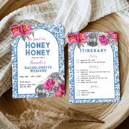 Dancing Queen Mamma Mia Bachelorette Itinerary Einladung