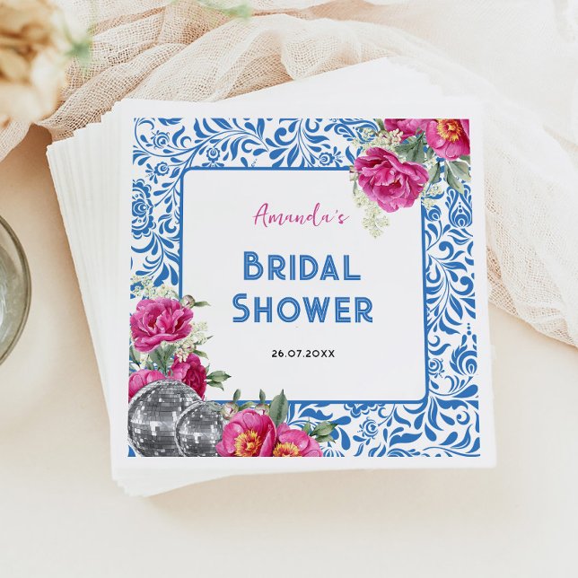 Dancing Queen Mamma Mia Disco Brautparty Serviette (Von Creator hochgeladen)