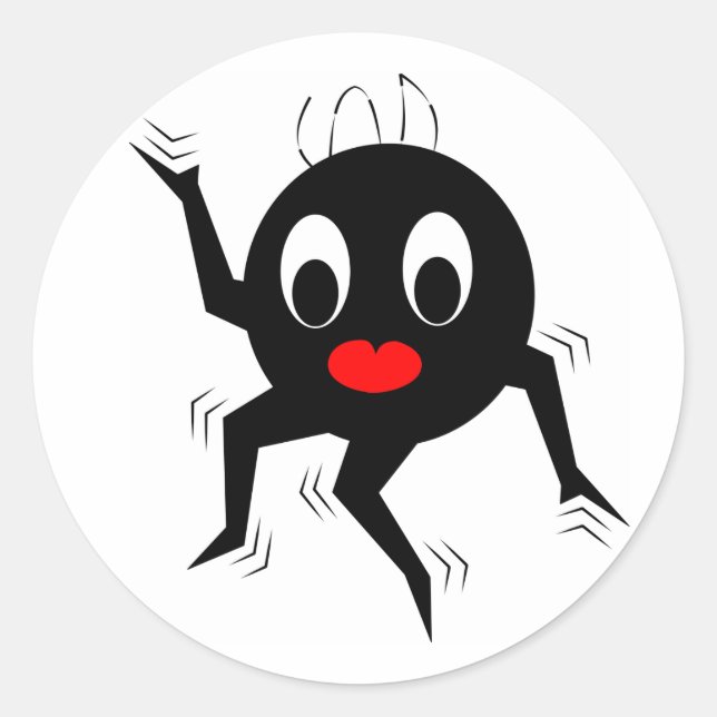 Dancing Queen Runder Aufkleber (Vorderseite)