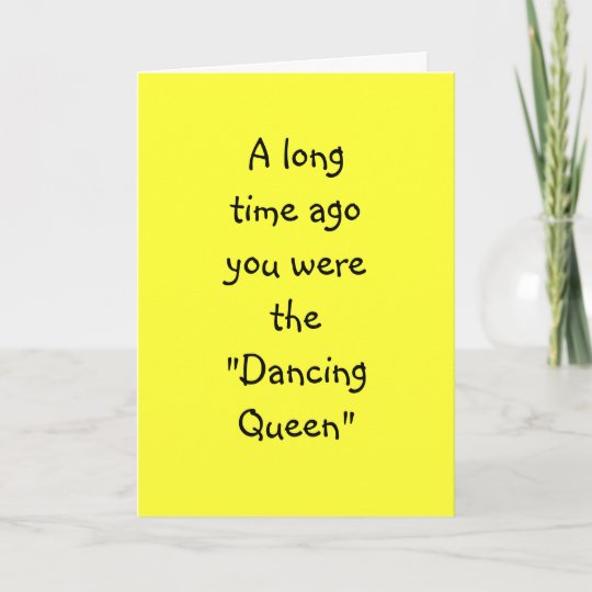 Dancing Queen Zum Gebiss Konigin 50 Geburtstag Karte Zazzle Ch