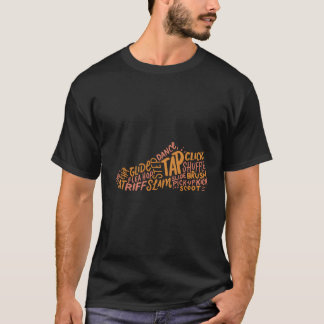 Dancing Shoe-Bedingungen gestochen - Stich Dance F T-Shirt
