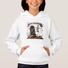 Dancing Skeleton Halloween Design Hoodie