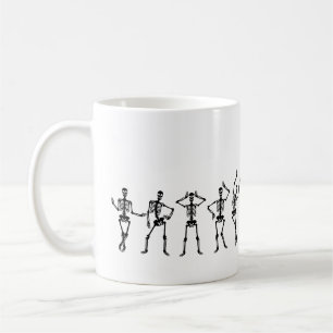 Dancing Skeleton Halloween Mug