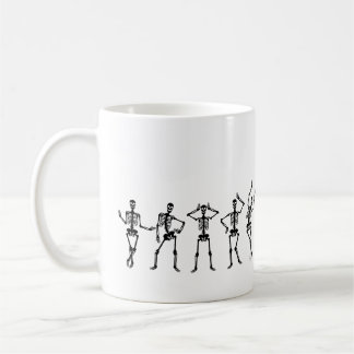 Dancing Skeleton Halloween Mug
