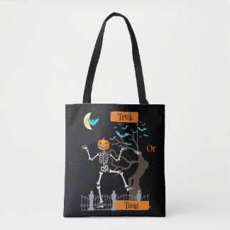 Dancing Skeleton Halloween Sac fourre-tout