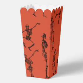 Dancing Skeletons Halloween Popcorn Geschenkschachtel