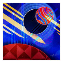 Dancing Spheres Digital Art