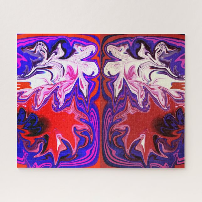 Dancing spirits abstract art (Horizontal)