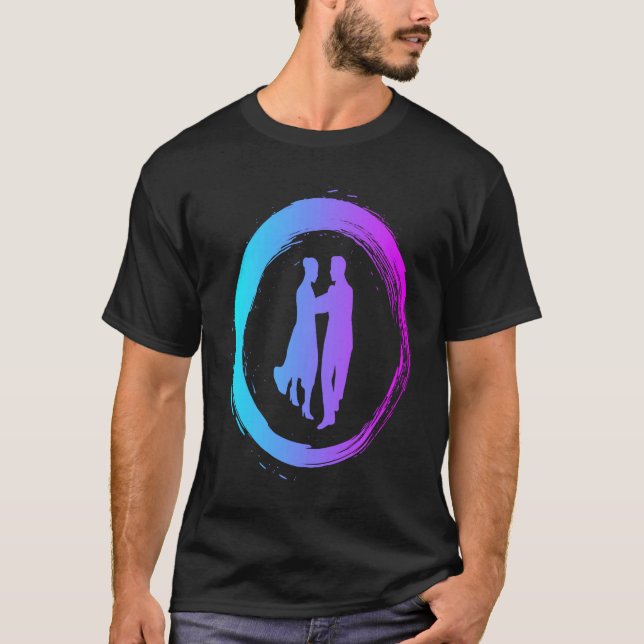 Dancing standard dance dance school couple dances  T-Shirt (Vorderseite)