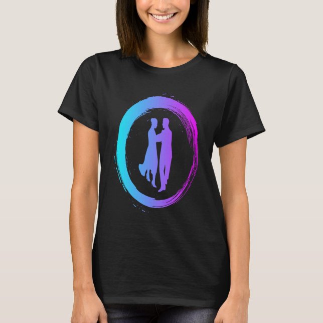 Dancing standard dance dance school couple dances  T-Shirt (Vorderseite)
