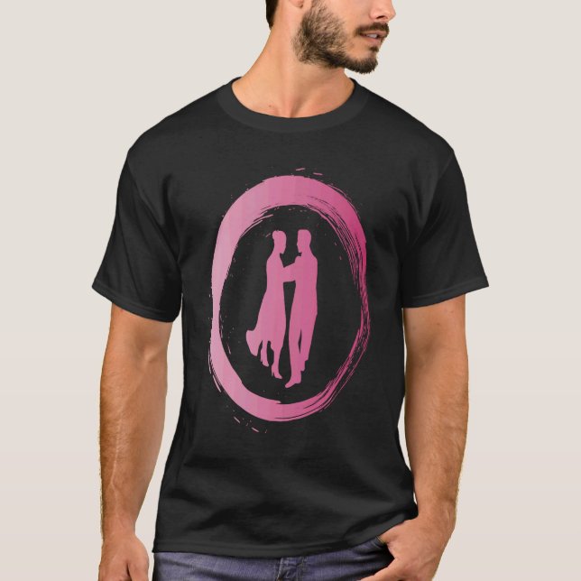Dancing standard dance dance school couple dances T-Shirt (Vorderseite)