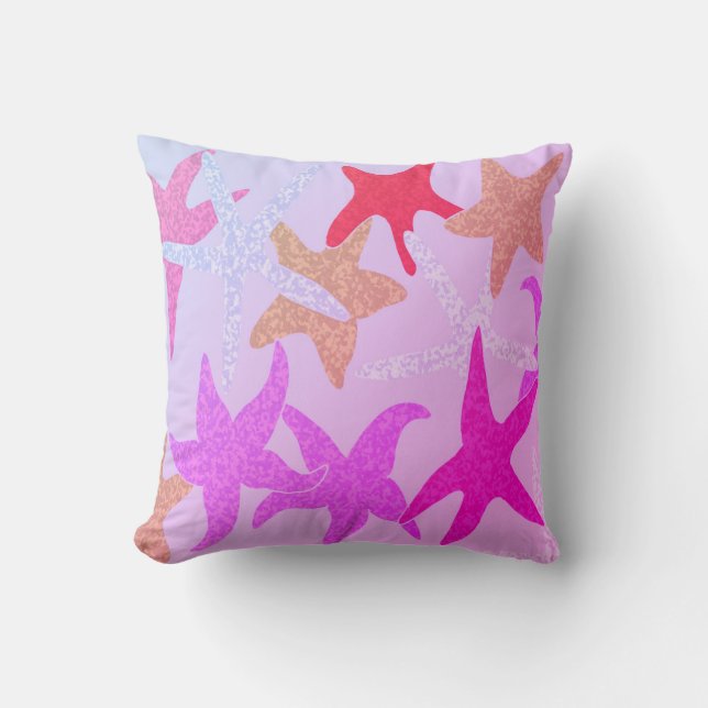 Dancing Starfish Throw Kissen (Vorderseite)