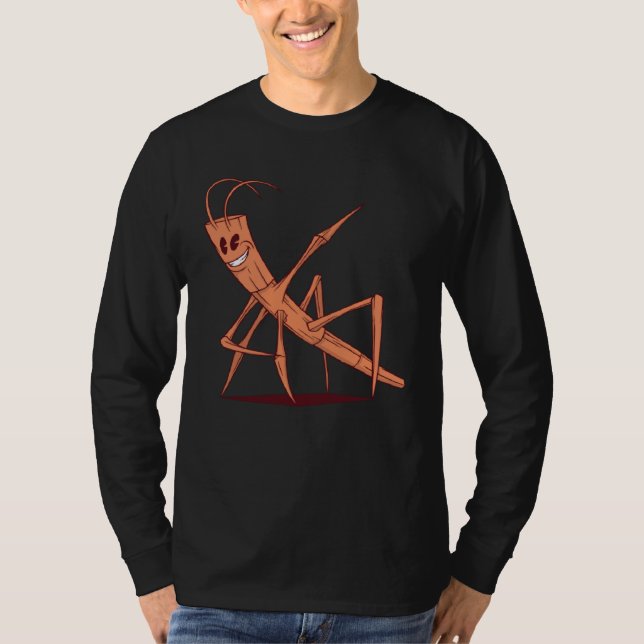 Dancing Stick Deterrent Insect Graphic for Men Wom T-Shirt (Vorderseite)
