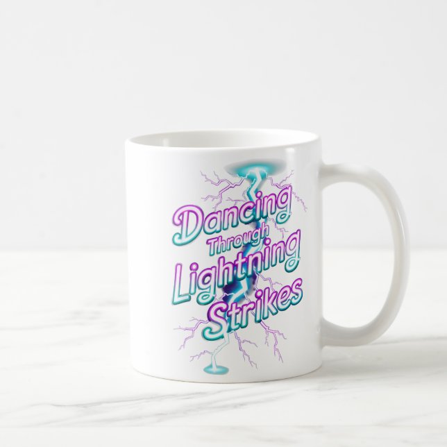 Dancing Through The Lightning Strike Dancer Motiva Kaffeetasse (Rechts)