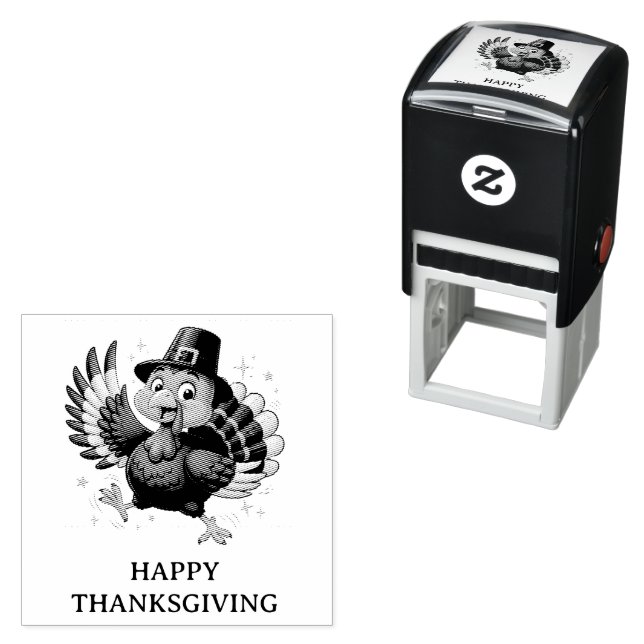 Dancing Turkey Permastempel (Beispiel)