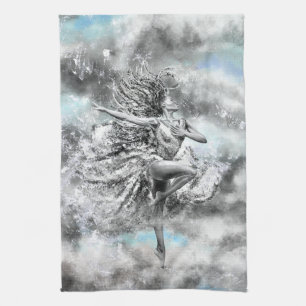 Dancing Woman Serviette de cuisine